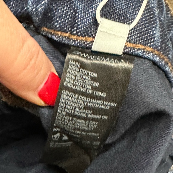 Zimmermann Luminosity Denim Maxi Skirt NWT Size 12 - Picture 12 of 12